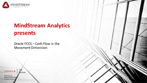 MindStream Analytics Oracle FCCS Webinar