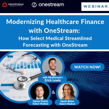 Modernizing Healthcare Finance with OneStream