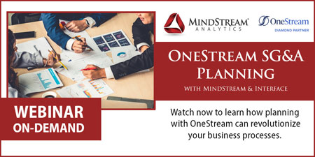 Watch OneStream Webinar