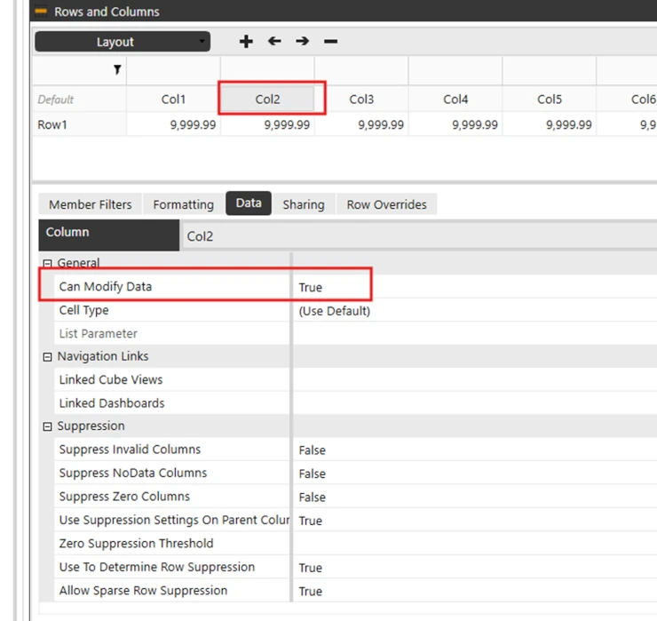 Cube View Can Modify Data Property True