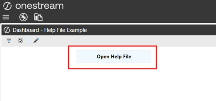OneStream Open Help File