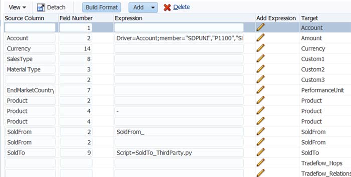 Image 5: FDMEE Import Formats