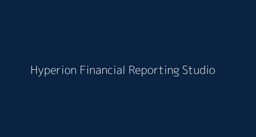 Migrate Reports - Oracle Hyperion Financial Reporting Studio