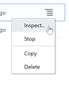 Image 5: Oracle Create Application Inspect Menu Prompt