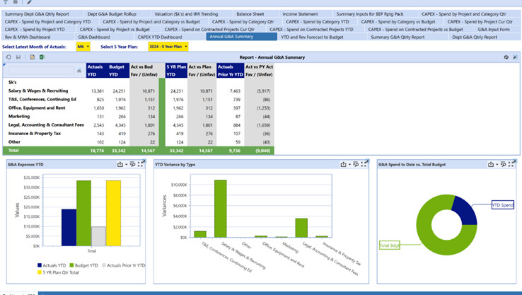 Combination of Cube View and BI Viewer