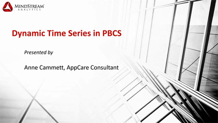 PBCS Dynamic Time Series