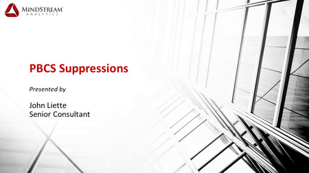 PBCS Suppression: