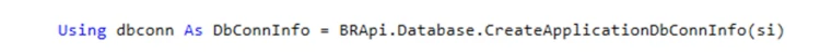 Crear conexión de base de datos