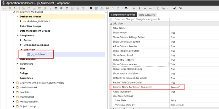 Column Name for Bound Parameter en Grid View