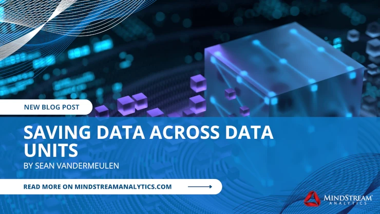Guardar datos entre data units en OneStream