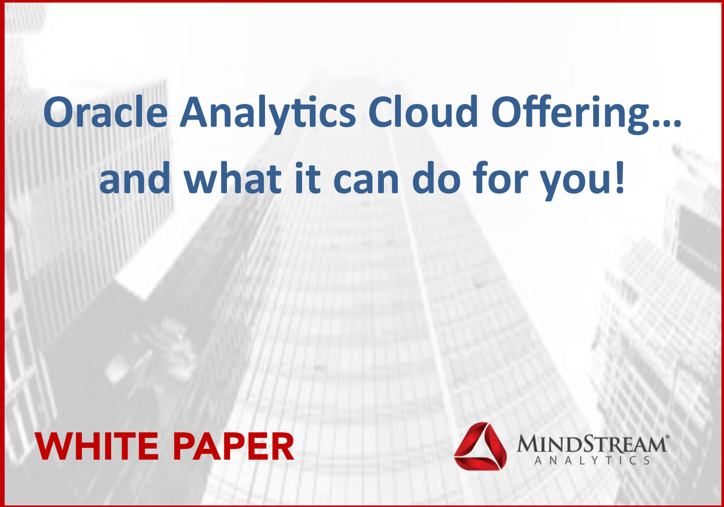 Oracle Analytics Cloud