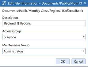 Grupos de acceso del libro en OneStream
