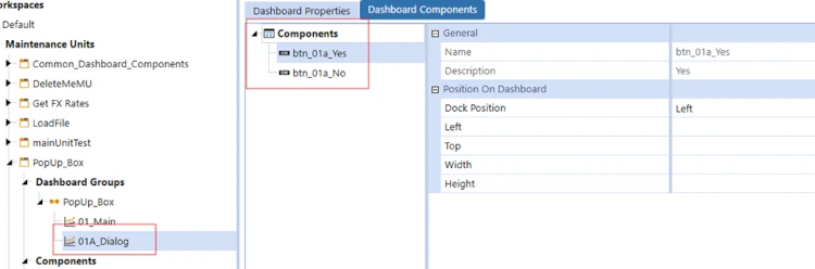 Agregar dos botones al dashboard