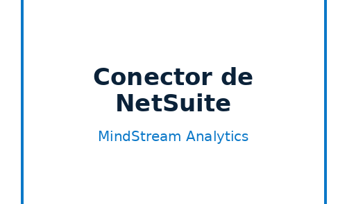 Conector de NetSuite Conector de NetSuite