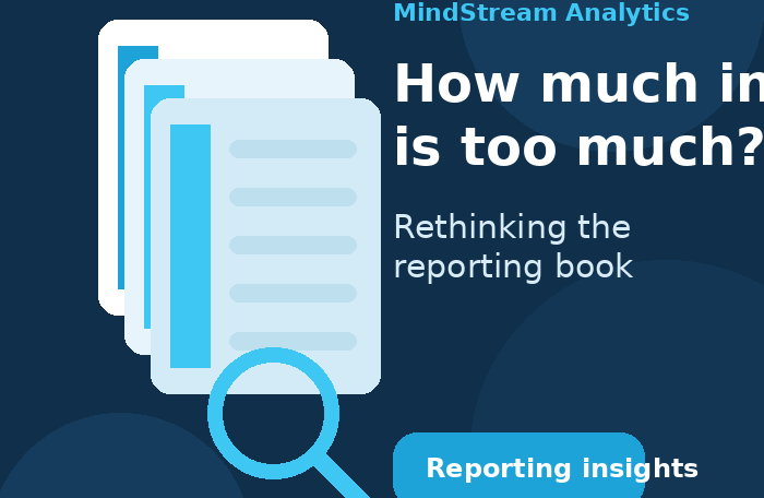 Featured image for How much information is too much? Rethinking the reporting book