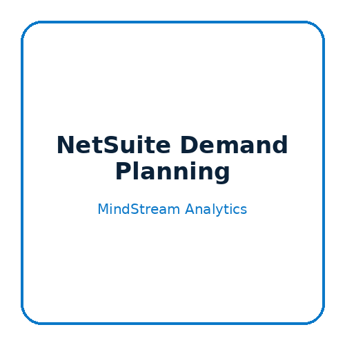NetSuite demand planning