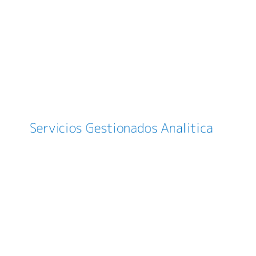 Servicios gestionados de analítica