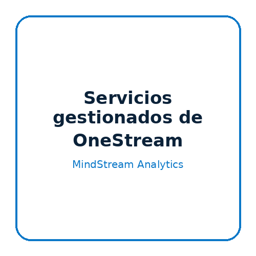 Servicios gestionados de OneStream