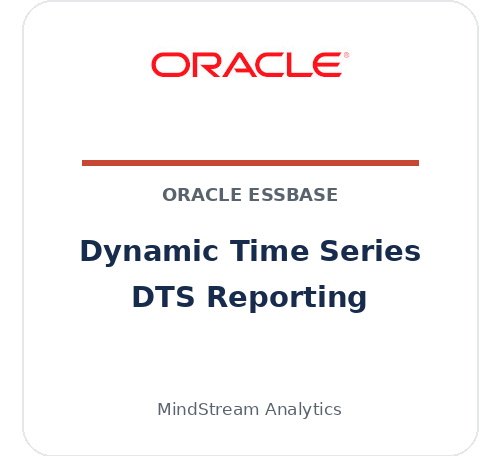 Essbase Dynamic Time Series DTS reporting guide