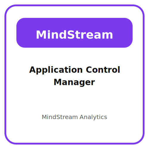 OneStream Application Control Manager
