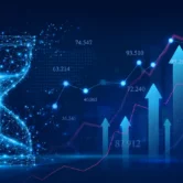 financial-planning-and-analysis Financial planning and analysis represented through digital finance technology, time efficiency, and rising business performance.