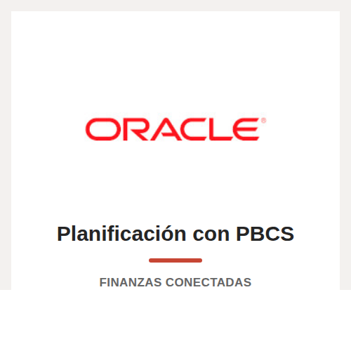Planificación con PBCS para finanzas conectadas