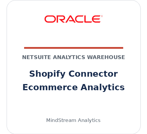 NSAW Shopify connector for ecommerce analytics