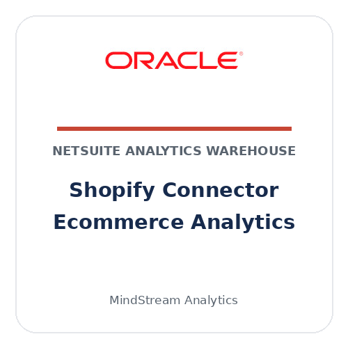 NSAW Shopify connector for ecommerce analytics