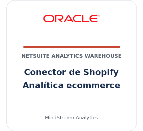 Conector NSAW para Shopify y analítica ecommerce
