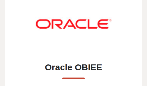 OBIEE para inteligencia empresarial y analítica