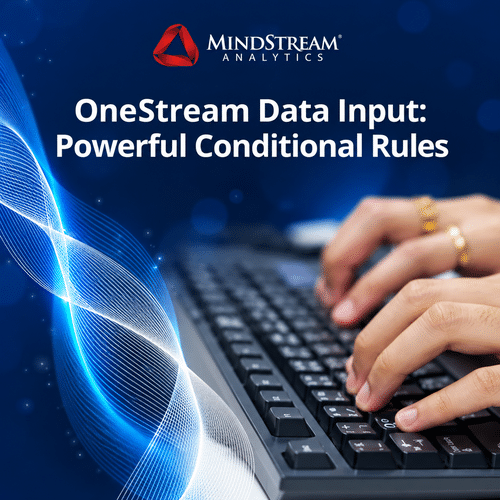 OneStream data input with powerful conditional rules