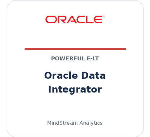 Oracle Data Integrator E-LT integration