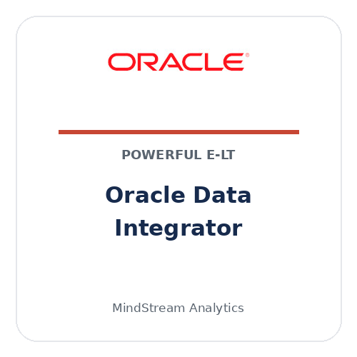 Oracle Data Integrator E-LT integration