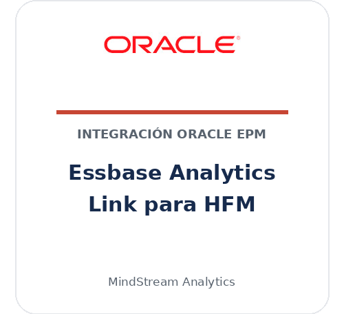 Oracle Essbase Analytics Link para HFM e integración de datos