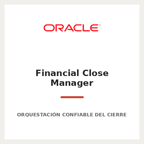 Financial Close Manager para flujos y gestión de tareas