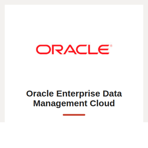Oracle Enterprise Data Management Cloud
