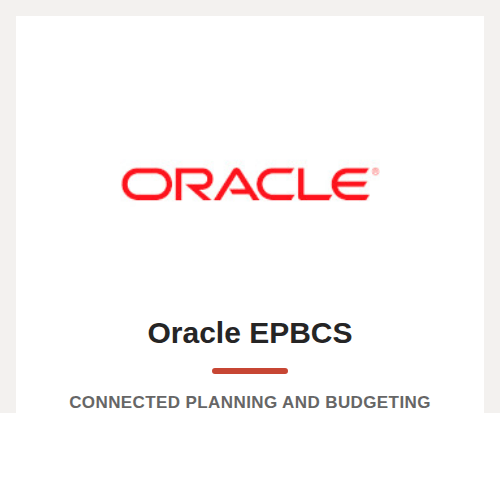 Oracle EPBCS connected planning and budgeting
