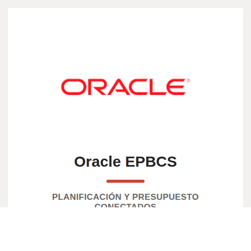 Planificación y presupuesto de Oracle