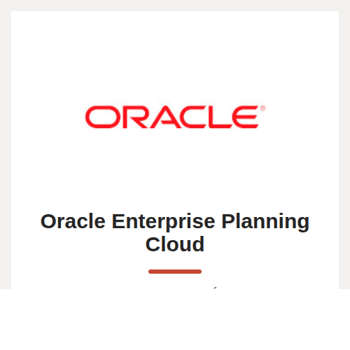 Servicios Oracle Enterprise Planning Cloud
