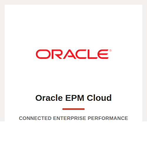 Oracle EPM Cloud enterprise performance