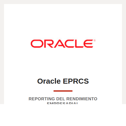 Oracle EPRCS para reporting narrativo