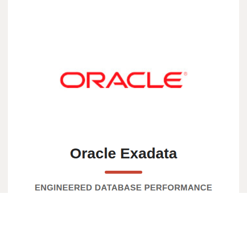Data appliances for powerful Oracle Exadata analytics