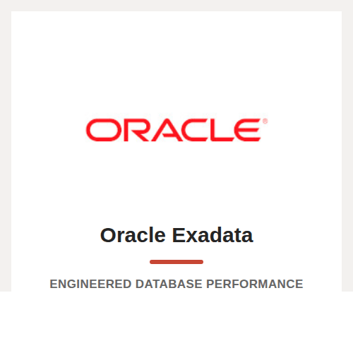 Oracle Exadata services