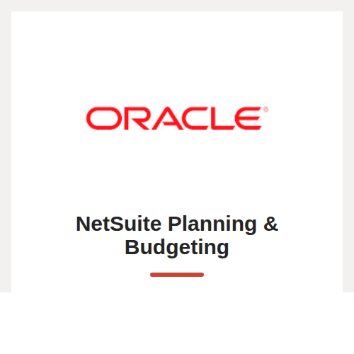NetSuite planning solution for confident finance teams