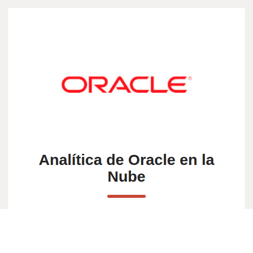 Analítica de Oracle en la nube