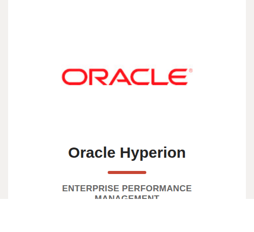 Hyperion Planning for powerful Oracle budgeting