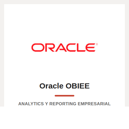 Oracle OBIEE para analytics y reporting empresarial