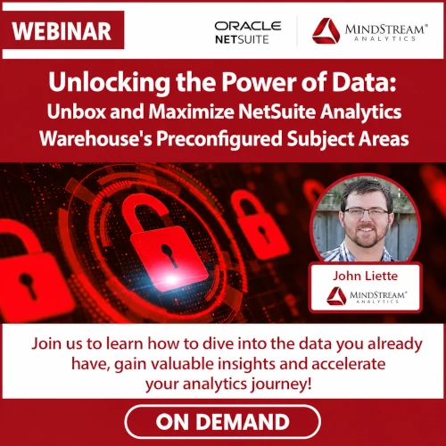 Oracle NetSuite - Unlocking Power of Data