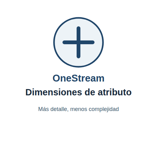 Guía de dimensiones de atributo de OneStream