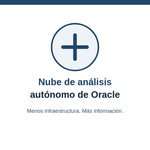 Guía de la nube de análisis autónomo de Oracle